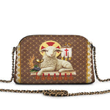 Catholight Agnus Dei Leather Crossbody Bag