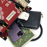 Catholight Blooming With Faith Personalized Leather Bag