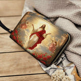Catholight Glorious Ascension Christ Rising in Majesty - Leather Wallet Purse