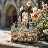 Catholight Halo Of Roses Leather Bag