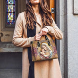 Catholight Divine Madonna And Child Leather Bag