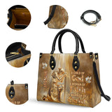 Catholight Faith Warrior Personalized Leather Bag