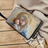 Catholight Divine Grace and Serenity - Leather Wallet Purse