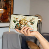 Catholight Holy Family Sacred Leather Wallet Purse