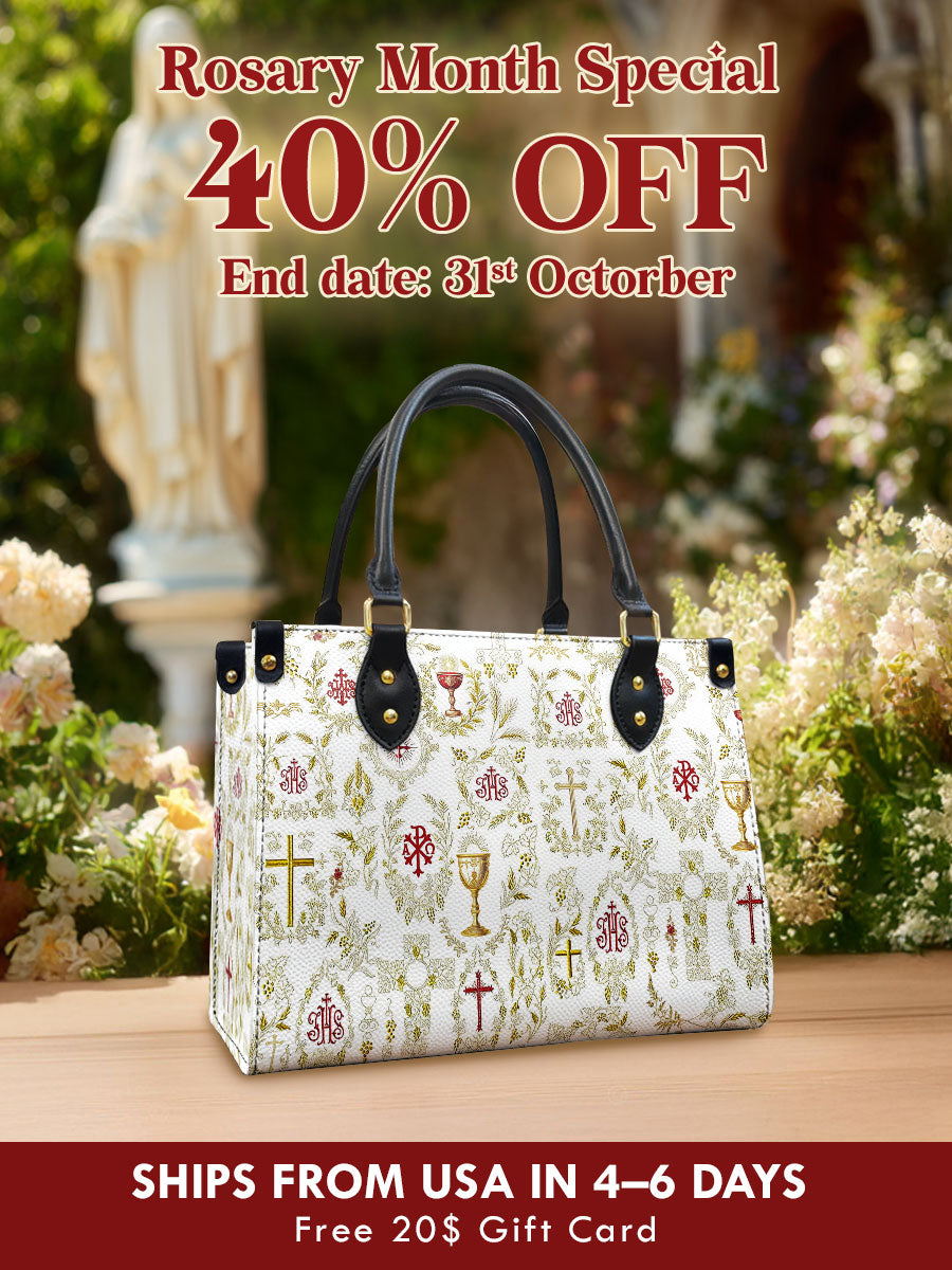 Catholight  The Timeless Faith Leather Bag