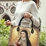 Catholight The Little Flower of Grace Leather Bag