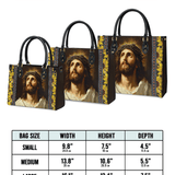 Catholight Crown of Thorns and Sunflower Grace Leather Bag
