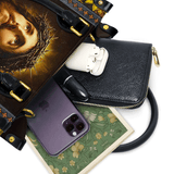 Catholight Crown of Thorns and Sunflower Grace Leather Bag