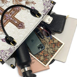 Catholight Faith & Florals Leather Bag