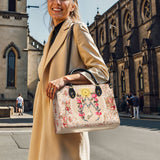 Catholight Roses of the Rosary Leather Bag