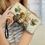 Catholight Holy Family Sacred Leather Wallet Purse