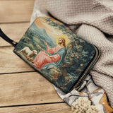 Catholight The Shepherd's Grace - Leather Wallet Purse