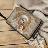 Catholight Heavenly Grace in Radiant Splendor - Leather Wallet Purse