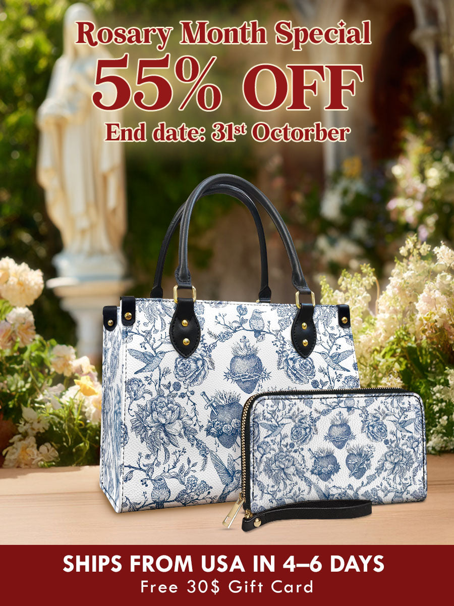 Catholight Sacred Elegance: Blue and White Devotion Bundle