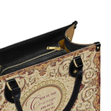 Catholight Strength in Grace Leather Bag