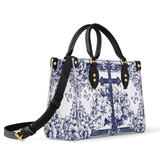 Catholight The Cross Amidst Blooming Faith Leather Bag