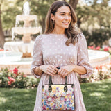 カトリライト フローラル レザーバッグ