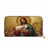 Catholight Lamb of Grace Leather Wallet Purse