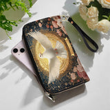 Catholight Dove of Eternal Light Leather Wallet Purse
