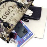 Catholight Faithful Blossom Leather Bag