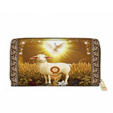 Catholight The Lamb Of Redemption Leather Wallet Purse