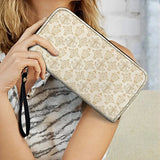 Catholight The Ave Maria Pattern Leather Wallet Purse