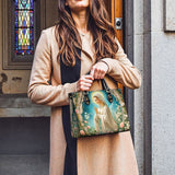 Catholight Lady Of Lourdes Leather Bag