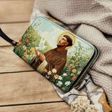 Catholight Harmony of Saint Francis Leather Wallet Purse