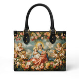 Catholight Halo Of Roses Leather Bag