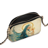 Catholight Divine Mother’s Embrace Leather Crossbody Bag