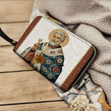 Catholight Saint Peter Reverence Leather Wallet Purse
