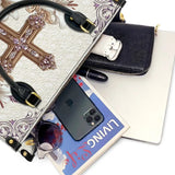 Catholight Faith & Florals Leather Bag