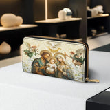 Catholight Holy Family Sacred Leather Wallet Purse