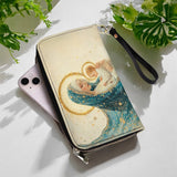 Catholight Divine Mother’s Embrace Leather Wallet Purse