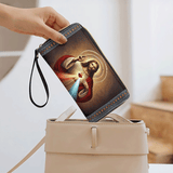 Catholight A Testament of Grace and Compassion - Leather Wallet Purse