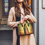 Catholight Roses of Guadalupe Leather Bag
