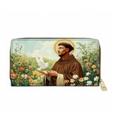 Catholight Harmony of Saint Francis Leather Wallet Purse