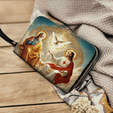Catholight Trinity Divine The Holy Grace - Leather Wallet Purse
