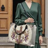 Catholight Faith & Florals Leather Bag