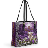 Catholight Eternal Hope Leather Tote Bag