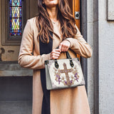 Catholight Faith & Florals Leather Bag