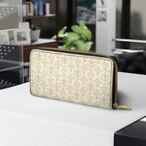 Catholight The Ave Maria Pattern Leather Wallet Purse