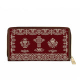 Catholight Liturgical Elegance Leather Wallet Purse