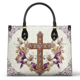 Catholight Faith & Florals Leather Bag