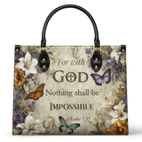 Catholight Faithful Blossom Leather Bag