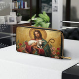 Catholight Lamb of Grace Leather Wallet Purse