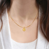 Catholight ST. Michael The Archangel Necklace in Gold Vermeil