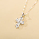 Catholight Four-Way Cross Necklace in Sterling Silver