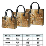 Catholight Faith Warrior Personalized Leather Bag