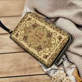 Catholight Psalm of Peace Leather Wallet Purse